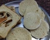 A picture of step 4 of Bread ghevar.