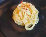 Spaghetti with garlic, oil and potato recipe step 3 photo