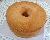 A picture of step 12 of Basic Plain Chiffon Cake.