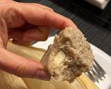 A picture of step 3 of Bean Tamalitos with Queso de Cincho.