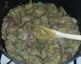 A picture of step 2 of Lamb Tagine with Preserved Lemons.