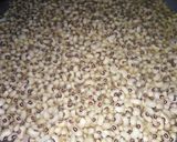 A picture of step 3 of Lobia qeema (white beans).