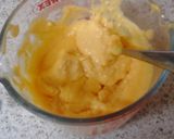A picture of step 8 of My Peachy Custard and Whipped Cream 😀.