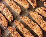 A picture of step 9 of Roasted Hazelnut Biscotti.