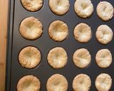 A picture of step 2 of Hot chocolate cookie cups.