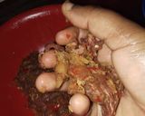 A picture of step 3 of Kufta kebab.