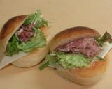 A picture of step 3 of Cured Ham, Cheese and Vegetable Sandwiches.