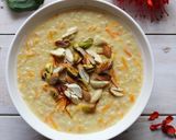 A picture of step 4 of Carrot Oats kheer.