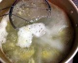 A picture of step 8 of Bryndzové Halušky (Slovakian Potato Dumplings with Bryndza Cheese).