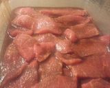 A picture of step 1 of Beef Jerky ala Mike.