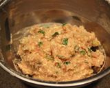 A picture of step 2 of Cilantro Chicken Burgers.
