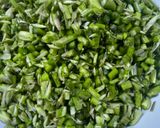 A picture of step 1 of Green Asparagus Omelet.