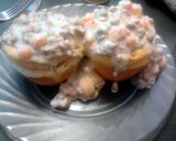 A picture of step 16 of Biscuits and Gravy Individual Casseroles.