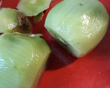A picture of step 1 of Fermented Kiwi Cabbage Chow Chow.
