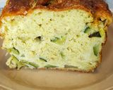 Une image de l'étape 6 de Cake courgettes pesto.