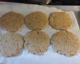A picture of step 2 of Low carb hamburger buns.