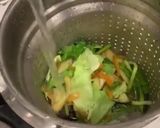 A picture of step 5 of Fresh Minestrone with Tubettini and Vegetable Purée from Scraps.
