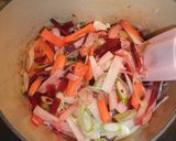 A picture of step 4 of Beetroot and Cream Cheese Anti-Aging Soup.