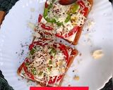 A picture of step 5 of Brown bread pizza.