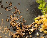A picture of step 2 of Amaranth (Rajgira) Upma.