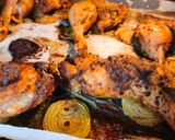 Sült csirkecomb héjában sült burgonyával recept fázis 5 fotója