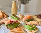 Une image de l'étape 4 de Avocado toast pancakes et croque monsieur brunch.
