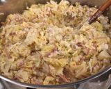Tarjával - tojásos rizzsel kevert kelkáposzta recept fázis 6 fotója