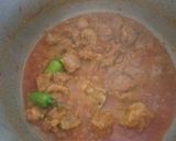 A picture of step 3 of Aloo Gosht with three Spices.