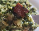 Pas rețetă Spanac cu orez și tofu 3 fotografie