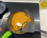 Foto del paso 10 de la receta: Arroz meloso con crema de calabaza y jengibre y pollo a la miel con canela