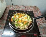 A picture of step 3 of Soya  Nuggets  Curry.