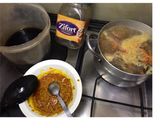 A picture of step 2 of Ogbono Soup.