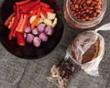Foto langkah ke 1 dari resep 11. OSENG KAMBING BUMBU KACANG.