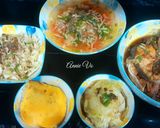Hình bước làm 5 của món Cơm nhà nhiều món ăn ngon
