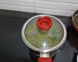 Foto langkah ke 2 dari resep Bubur kacang ijo santan kara.