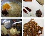 A picture of step 3 of Jaisalmeri chana.