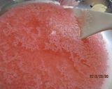 A picture of step 4 of Sakura-mochi with Chunky Sweetened Adzuki Bean Paste.