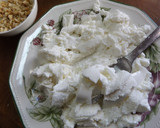Foto del paso 1 de la receta: Sándwiches de queso de cabra con ricotta y nueces con cúrcuma