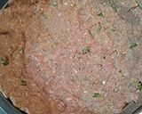 A picture of step 4 of Vegetables and ground meat pie.