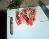 A picture of step 2 of Devils On Horseback with Rosemary.