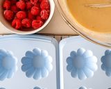 Une image de l'étape 1 de Douceurs framboises amandes.