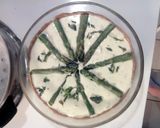 A picture of step 8 of scrummy savoury veggie cheesecake.