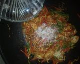 A picture of step 16 of Chicken manchurian spaghetti.