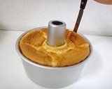 A picture of step 11 of Basic Plain Chiffon Cake.
