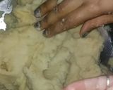 A picture of step 9 of Aloo papad.