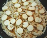 A picture of step 2 of Oyako-don with 'Fu' Wheat Gluten.