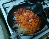 A picture of step 5 of Tofu with Hot Chilli Tomato Sauce.