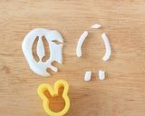 A picture of step 8 of For Character Bentos: Easy to Make a Hard Boiled Egg - "Nameko Saibai Kit".