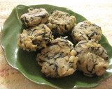 A picture of step 3 of Soft & Chewy Soba Flour and Tofu Dango with Hijiki Seaweed.
