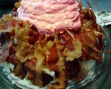 A picture of step 17 of Volcano Potatoes... Bacon & Cheddar.